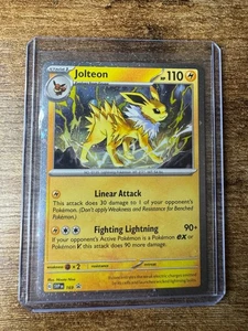 Jolteon - 2025 Black Star Promo SVP 169 Pokémon TCG Prismatic Evolutions Holo - Picture 1 of 7