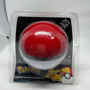 Pokémon Legendary & Mythical Pokémon Tin Brand New, 100 Piece Puzzle Inside - Picture 1 of 15
