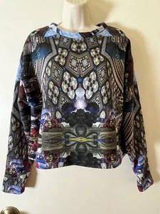 VIDA Photographic Cropped Sweatshirt Gr. M Las Vegas Recycled Polyester & Cotton - Bild 1 von 11