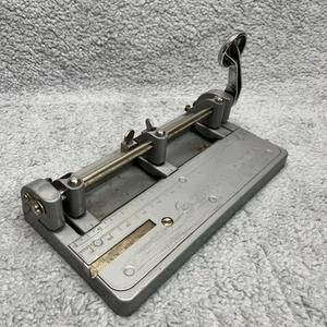 Wilson Jones Hummer 3 Hole Punch Vintage #314 Heavy Duty Metal Made in USA - Picture 1 of 15