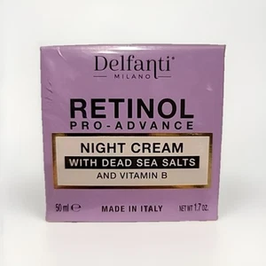 Delfanti Retinol Night Cream 1.7 fl. oz. NEW IN SEALED BOX - Picture 1 of 4