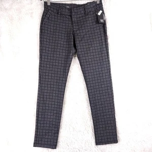 Kut from the Kloth Damen Diana Stretch Skinny schwarz grau kariert Hose Größe 6P - Bild 1 von 8