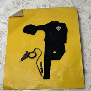 Vintage 1970s Action Joe Black Commando Outfit Hong Kong Partial Carded Set - Picture 1 of 2