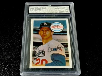 Kelloggs #8 Don Sutton • Los Angeles Dodgers • 10 GEM ESTADO PERFEITO • SEM OFERTAS ACEITAS - Imagem 1 de 4