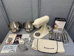 KitchenAid Ultra Power KSM90PSAC  Stand Mixer White With Accessories ~ Working - Picture 1 of 24