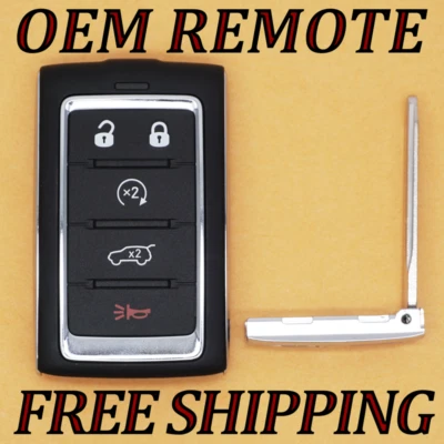 OEM 2024 2025 JEEP WAGONEER SMART KEY PROXIMITY REMOTE FOB 2BAHD-KFW1 68577131 - Image 1 of 4