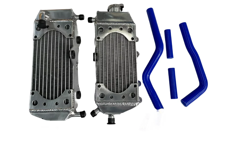 Radiador reforzado de aluminio y manguera de silicona para Yamaha YZ125 YZ125X 2005-2022 Foto 1 de 4