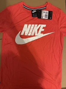 Nike T-Shirt Damen Shirt Kurzärmliges Oberteil Gr. XS Pink - Bild 1 von 1