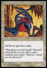 1x Talon Sliver Tempest MtG Magic White Common 1 x1 Card Cards
