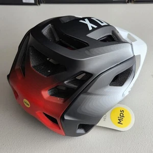 Fox Racing Speedframe PRO Mountain Bike MTB Bicycle Helmet White Red SMALL - S - Picture 1 of 20