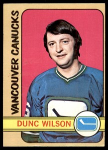 1972-73 TOPPS DUNC WILSON VANCOUVER CANUCKS #91 EX-EXMT
