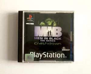 Men In Black The Series Crashdown PS1 MIB w Manual PAL Tested - Imagen 1 de 10