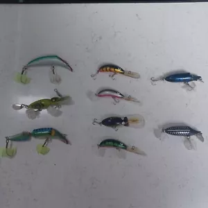 Collection of 9 Vintage Plugs/Lures/Baits for Pike/Perch Etc. - Picture 1 of 15