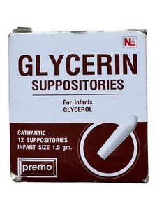 Premo Glycerin Suppositories for Infants - 1.5gm - 12 Count - Ex: 7/29 - Picture 1 of 7