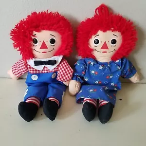 Muñecas de colección Raggedy Ann Johnny Gruelle Hasbro Softies y Andy Playskool 12" - Imagen 1 de 16