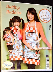 ELLLIE/McCALLS SEWING PATTERN - MISSES, GIRLS & DOLL APRONS - Picture 1 of 2