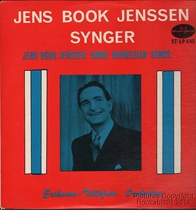 1961 Jens Book Jenssen Sings Norwegian Songs LP - Picture 1 of 1