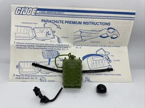 Parachute Pack Mail-Away 100% Complete 1985 GI Joe Action Figure Vintage Nice - Picture 1 of 8