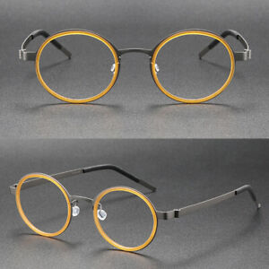 Bifocal Round Titanium Reading Glasses Rectangle 47MM Readers 1.0~3.5 C