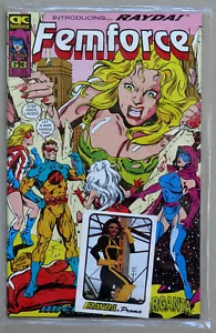 Femforce #63 Flip-Book Sealed Bag with Trading Card - AC Comcs - Bill Black - Picture 1 of 2