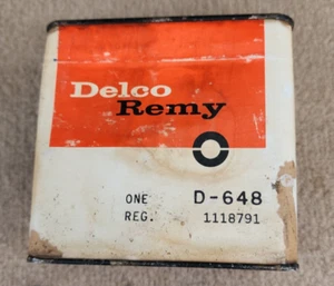 Delco Remy D-648 Voltage Regulator 1118791 - Picture 1 of 1