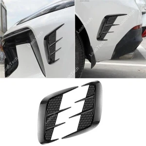 Cubierta de ventilación para guardabarros fibra de carbono coche calcomanía de ventilación parachoques pegatina estilo G - Imagen 1 de 6