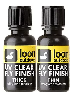 LOON UV Fly Finish - Choice Thick or Thin in 1/2 oz bottle fly tying - Bild 1 von 1