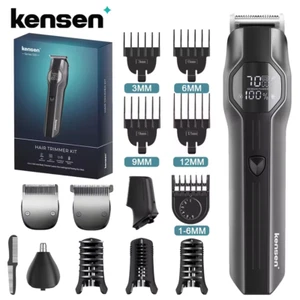 Kensen S30 4 in 1 Cordless Hair Clipper LED Display Men Beard/Nose Trimmer Recha - Picture 1 of 14