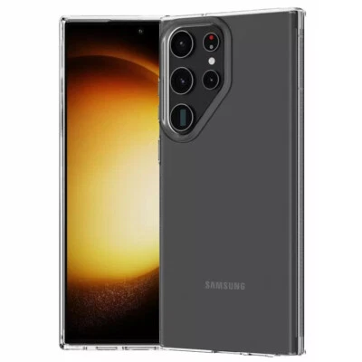 Tech21 EvoClear Tough Rear Case Cover for Samsung Galaxy S23 Ultra - Clear - Image 1 of 4