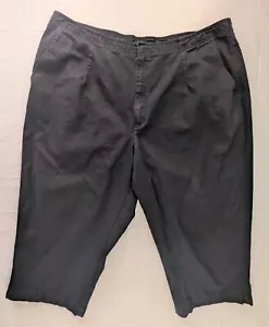Pantalones Capri Mujer Liz Claiborne 22W Negro 100% Algodón Botón Cremallera - Imagen 1 de 7