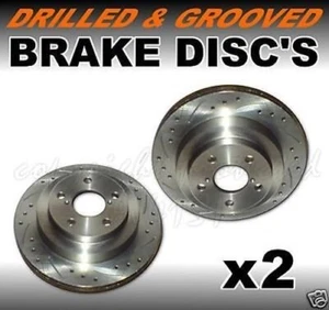 Arrière Disque Frein Rainuré Perforé Mazda MX5 MK1 1990-97 - Picture 1 of 1
