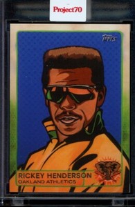 2021 Topps Project 70 Card #165 Rickey Henderson 2015 by Blake Jamieson