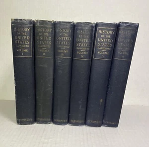 Vtg History of the United States Full 6 Vol. Set Scribner’s 1914 - 1917 Andrews - Picture 1 of 14
