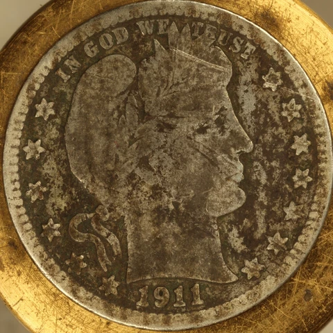 1911D Barber Quarter KEY DATE Cover