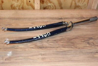 Coppi Lugged Chrome Crown Masciaghi 700c Fork 1-inch Threaded Engraved - Image 1 of 4