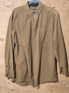 Woolrich Buckskin Heather Flannel Men's Size LT Tall Button Down Long Sleeve - Picture 1 of 5