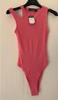 Bundle of 2 UK4-6 Body Suits Pink & White. Primark See Pictures & Description