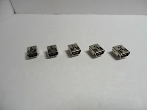 Paquete de 5 piezas Mini USB tipo B 5 pines hembra enchufe ángulo recto conector conector DIP - Imagen 1 de 6
