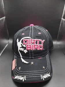 Browning Firearms Co Dirty Bird Hat/Cap Adjustable Back PINK & BLACK DISTRESSED - Picture 1 of 4