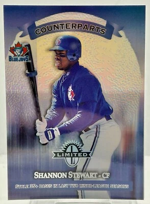 1997 Donruss Limited Counterparts Exposure Shannon Stewart Bip Roberts #79 - Image 1 of 2