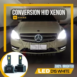 Mercedes W176 2012-2018 Upgrade Xenon HID to D1S LED Conversion Low Beam Canbus - Picture 1 of 20