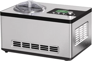 Máquina automática para hacer helados 2,1 cuartos Temporizador LCD con compresor incorporado - Imagen 1 de 8