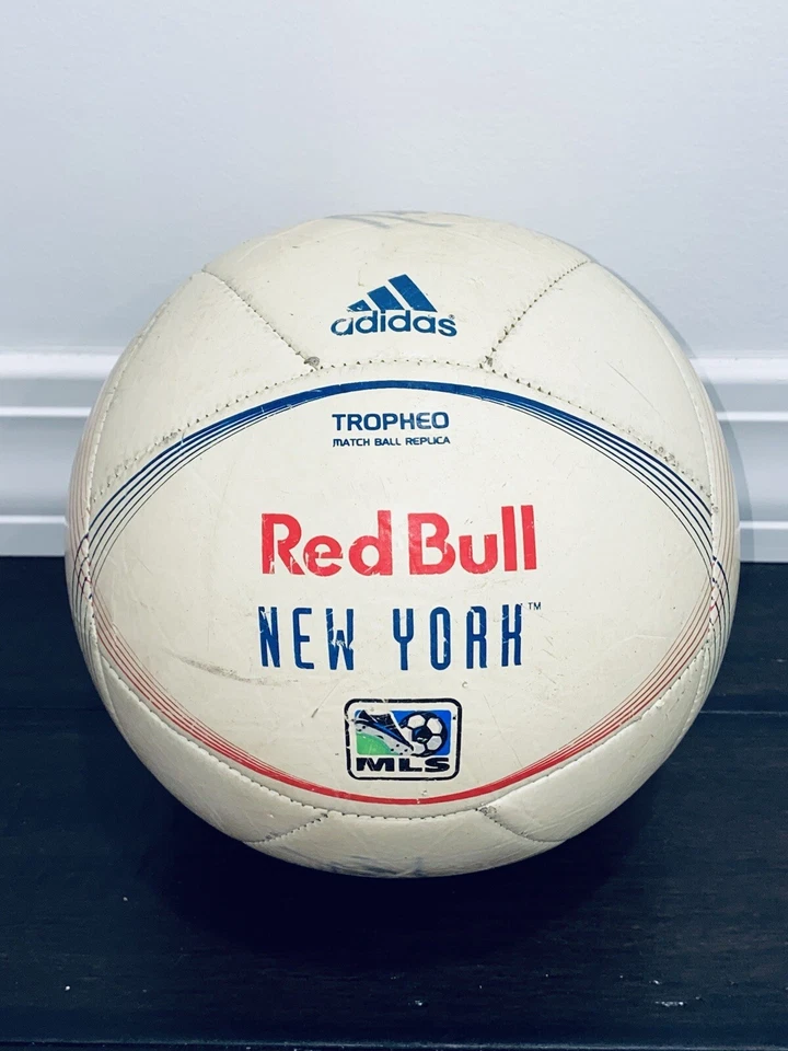 SIGNED Red Bull NEW YORK MLS Tropheo Match Ball Replica Adidas Soccer Ball AUTO - Image 1 of 4