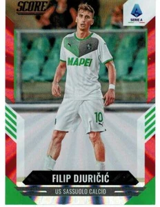 PANINI SCORE SERIE A 2021-2022 PARALLEL CARD N. 196 DJURICIC RED LASERS SASSUOLO - Picture 1 of 2