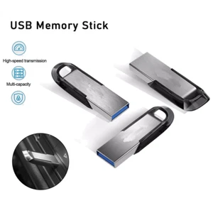 2TB 1TB 512GB USB 2.0 Flash Drive 256GB 64GB 32GB 4GB Memory Stick Pen U Disk PC - Afbeelding 1 van 17