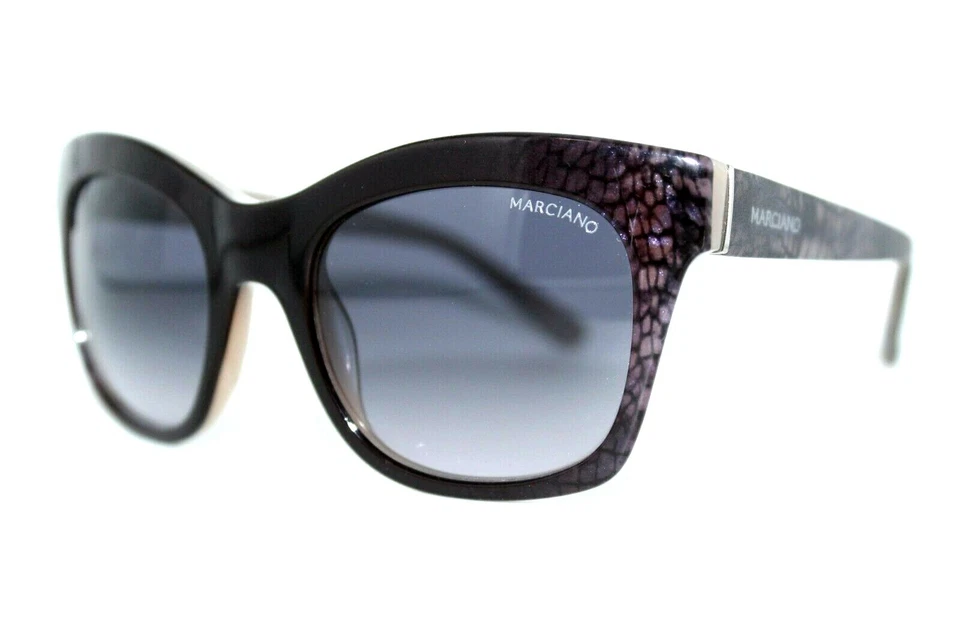 NUEVO ADIVINAR POR MARCIANO GM0728 05B PÚRPURA AUTÉNTICO GAFAS DE SOL MARCOS CON ESTUCHE Foto 1 de 4