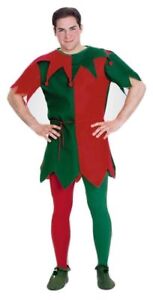 Christmas Santa Red and Green Elf Tights Holiday Costume Accessory Brand New 