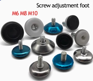Levelling Machine Feet M6 M8 M10 Screw in Height Adjustable Furniture Feet Foot - Picture 1 of 49