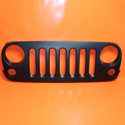 JEEP JK WRANGLER GRILLE 2007 - 2011 2012 2013 2014 2015 2016 2018 年市场后 — 第 1/4 张图片