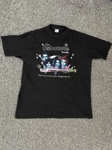 The Osbourne Family T Shirt BG Vintage Y2K Black Sabbath Ozzy XL Osborne MTV - Picture 1 of 7